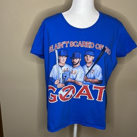 MLB Chicago Cubs 2016 world series “Goat” Tee Shirt - Picture 5 of 9